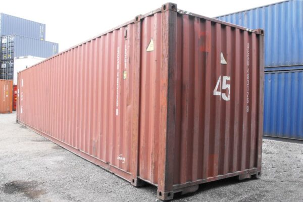 45′ used high cube container